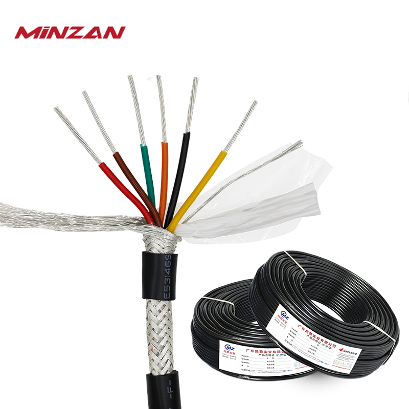 AWM UL2464 26AWG 24AWG 22AWG 2/3/4/5/6/7/8 Core Shielded Cable TINNED Copper Shielded Wire Control Cable Signal Wire