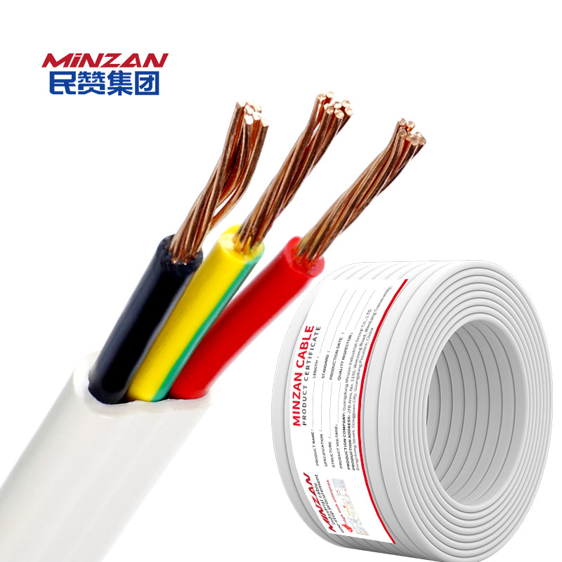 TPS 3 Core 2+E PVC Insulated Electric Wire 450/750V SAA Approved 2.5mm2 Flat Twin Earth 6mm Cable Solid Copper 2 Core 2.5mm2
