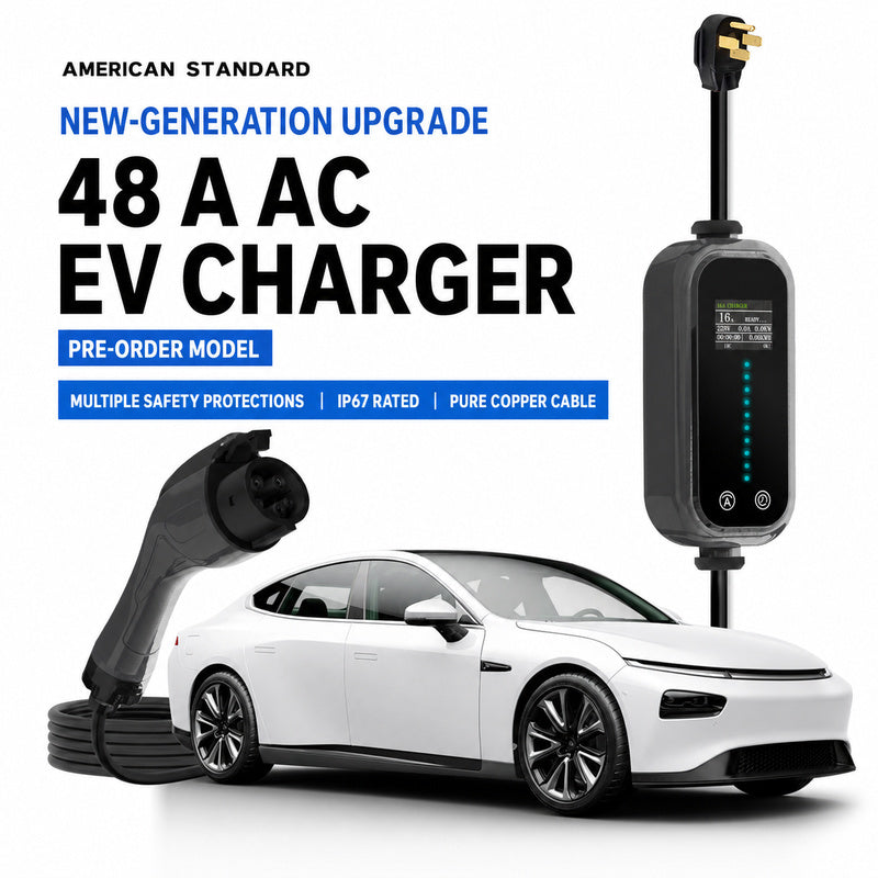 Minzan 7kW Type 2 EV Charger 16A – EU Standard Home Charging Station with IP55 Waterproof Protection
