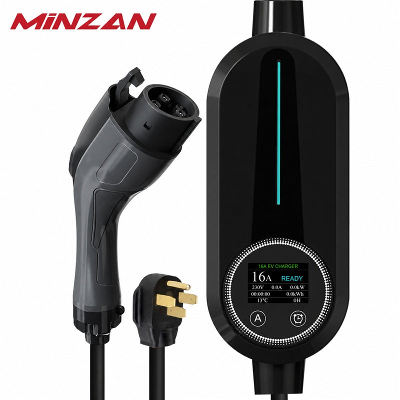 OEM Custom J1772 EV Charger 16A/48A – US Standard Home Charging Gun with Custom LOGO & Packaging for Wholesale