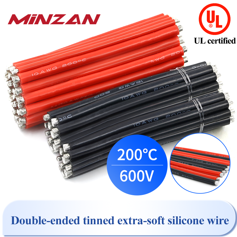 High Temperature Wire Cable Silicone Wire 10 Awg 8awg 6awg 4awg 2awg Silicon Cable Silicone Copper Wire for Car Battery Motor