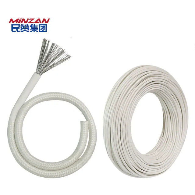 3122 300V 26 24 22 20 18 16 14 12 10 AWG Ultra Soft Silicone Wire High Temperature Tinned Copper Fiberglass Braid Silicone Wire