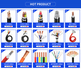 OEM Car DC Lithium Battery Jumper Cable 25mm 35mm 2 3 4 5 6 AWG Silicone Power Connection Cable With M8 Ring Terminal Lug