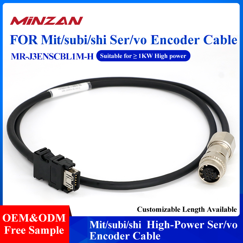 In-stock Industrial Control Equipment Ser-/vo Encoder Sensor Cable for Signal Control