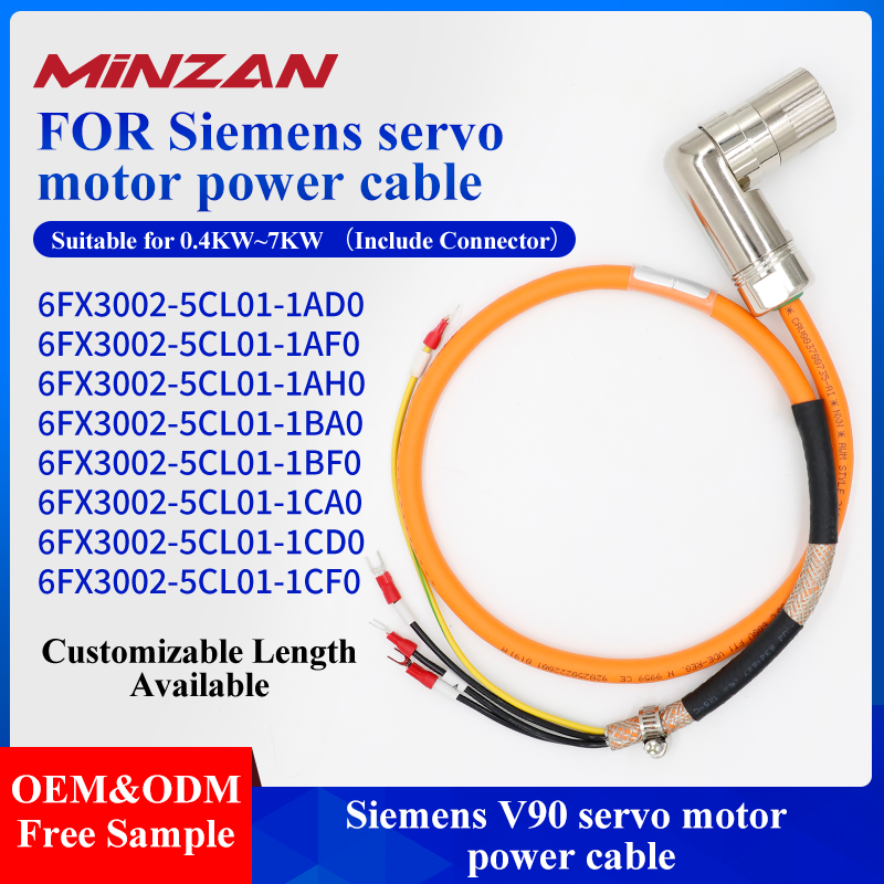 In-stock Industrial Control Equipment Ser-/vo Encoder Sensor Cable for Signal Control