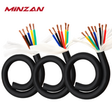 TRVV 5 6 7 Core Mm 0.2mm 0.3mm 0.5mm 0.75mm 1.5mm 2.5mm PVC 100% Copper Electrical Cable Wire for Robot Arm