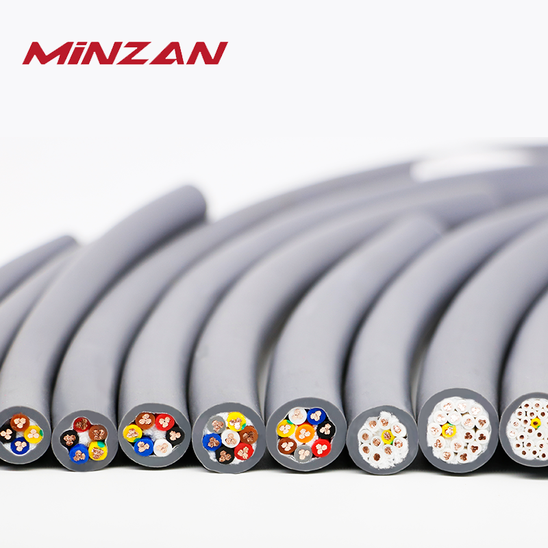 TRVV Stranded 2 3 4 Core 2*0.3mm 2*0.5mm Copper Core Wire PVC Insulate TRVV High Flexible Cable