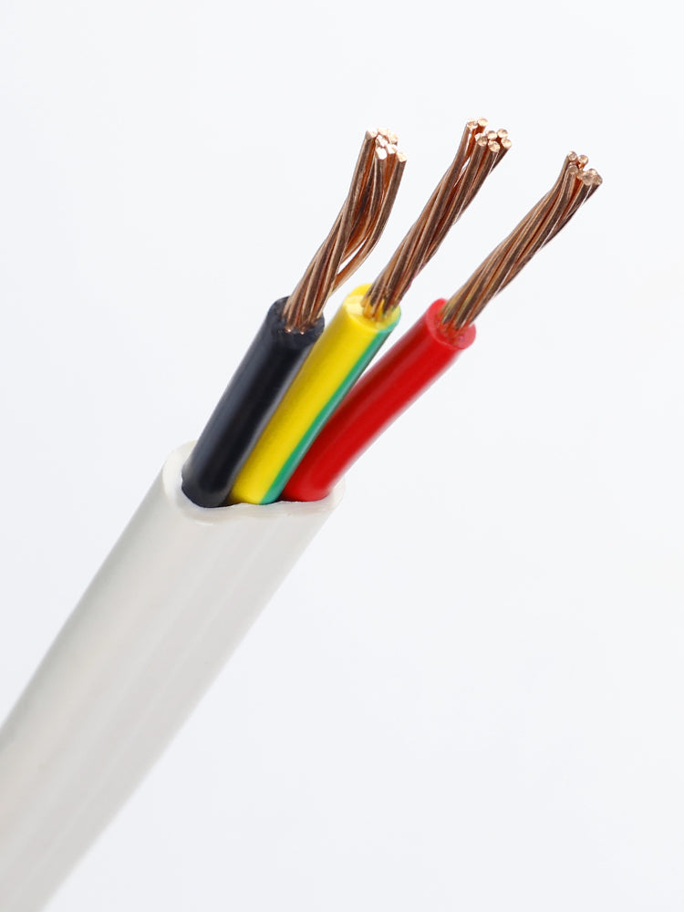 TPS 3 Core 2+E PVC Insulated Electric Wire 450/750V SAA Approved 2.5mm2 Flat Twin Earth 6mm Cable Solid Copper 2 Core 2.5mm2