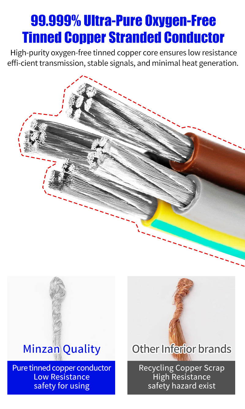 UL2464 28 26 24 22 20 18awg Multi-Core Shield Cable 2/3/4/5/6/7/8 Core Sensor Wires for Power Cables PVC Insulation Stranded