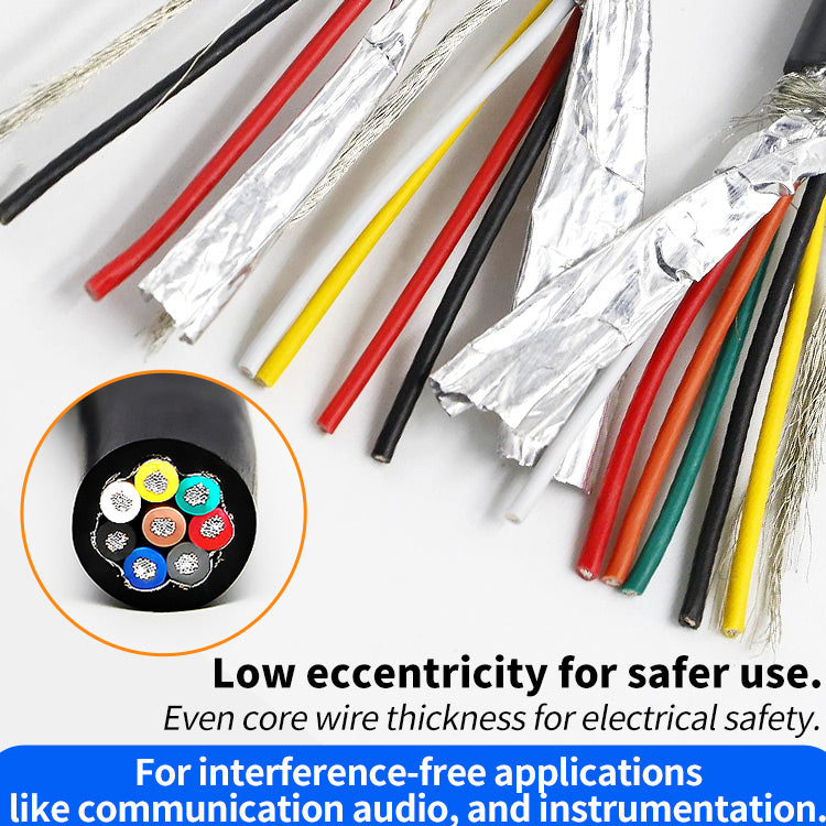 2Core 3Core 4Core UL2464 Vw-1 2C 3C 4C Awg Awm Singal Control Shielded Cable 10awg 12awg 14awg 16awg 18awg 24awg