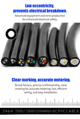 2Core 3Core 4Core UL2464 Vw-1 2C 3C 4C Awg Awm Singal Control Shielded Cable 10awg 12awg 14awg 16awg 18awg 24awg
