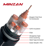 Low Voltage Aluminium Copper Conductor SWA STA PVC 4x16mm2 YJV YJV22 YJV32 Underground Armoured Non-amoured Power Cable