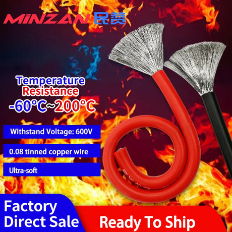 AWM 3135 1Awg 2 4 6 8 10 12 14 16 18 20 22 24 26 28 30AWG  Electric Wire ROHS CCC Certification  High Temperature Silicone Cable
