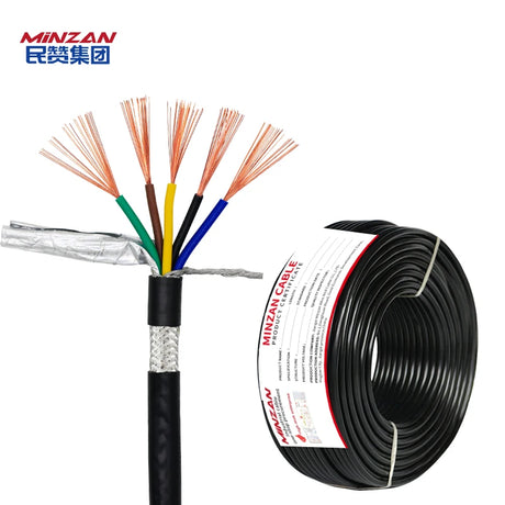 5cores 4cores 3cores Shielded Unshielded Multicore Control Cable  0.12mm 0.2mm 0.3mm 0.4mm 0.5mm 0.75mm signal Shielded Cable
