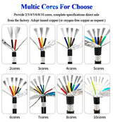 2464 Shielded Cable 18awg 20awg 22awg 24awg 26awg 2Core  3Core  4Core  5Core  6Core 8Core