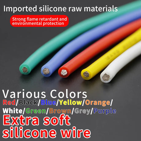 AWM 3239 14AWG 30KV/20KV/10KV High Voltage Tinned Copper Silicone Rubber Wire Cable