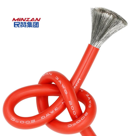16 Awg 18awg Single Core 3132 Silicone Wires Cable Insulated 200c  Tinned Copper Wire Silicone Wire 14awg