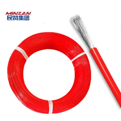 MiNZAN Awm 1007 1015 1.5mm 2.5mm 4mm 6mm 10mm Single Core Copper Cable Tinned Copper High Temperature Electric Wire
