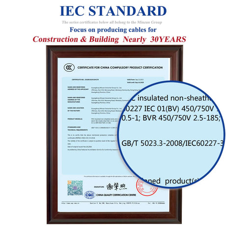 Single Core Copper 1.5mm 2.5mm 4mm 6mm 10mm Pvc House Wiring Electrical Cable and Wire Price Building Wire