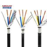 Rvvp 4-core Shielded Cable Flexible Shielded 24awg 0.5mm 4-core Cable Electrical Wire 2.5mm 4mm 6mm PVC