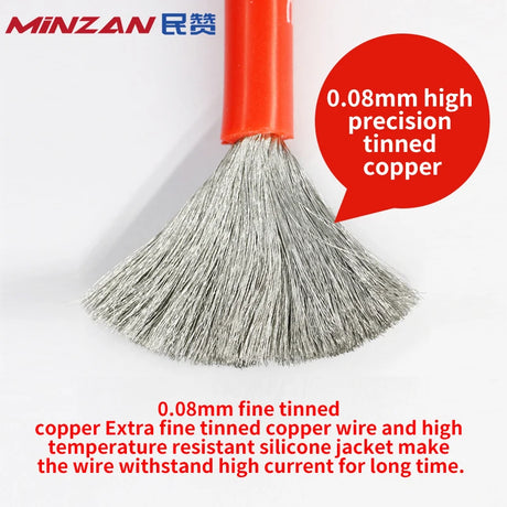 High Temperature Electric Wires Silicone Wire Cable  2 4 6 8 10 12 14 16 18 20 22 24 26 28 AWG