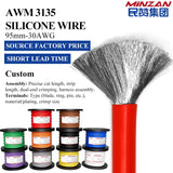 AWM 3135 3530  3132 3512  16 18 20 22 24 26 AWG High Temperature Resistant Silicone Cable Electric Wire