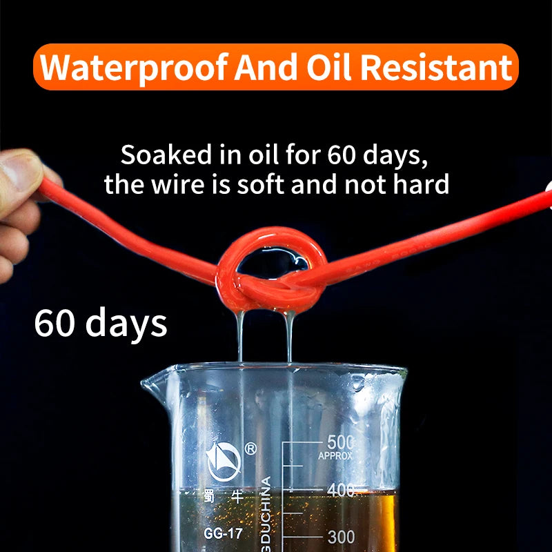 High Temperature Tinned Copper UL3135 UL3512 600v 200C 22 18 16 14 12 Awg Gauge Soft Flexible Silicone Wire Cable