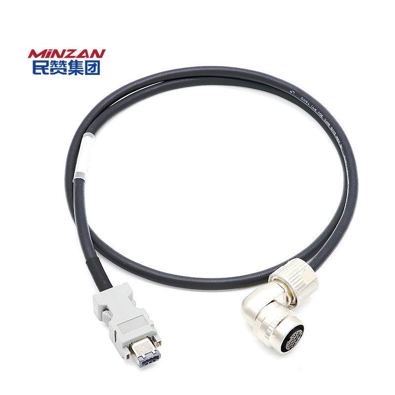 MiNZAN JZSP-UVA122-01-E 3M 5M 10M Standard Low Driving Cable Harness 1KW High Flexible Unshielded Power Cable Harness