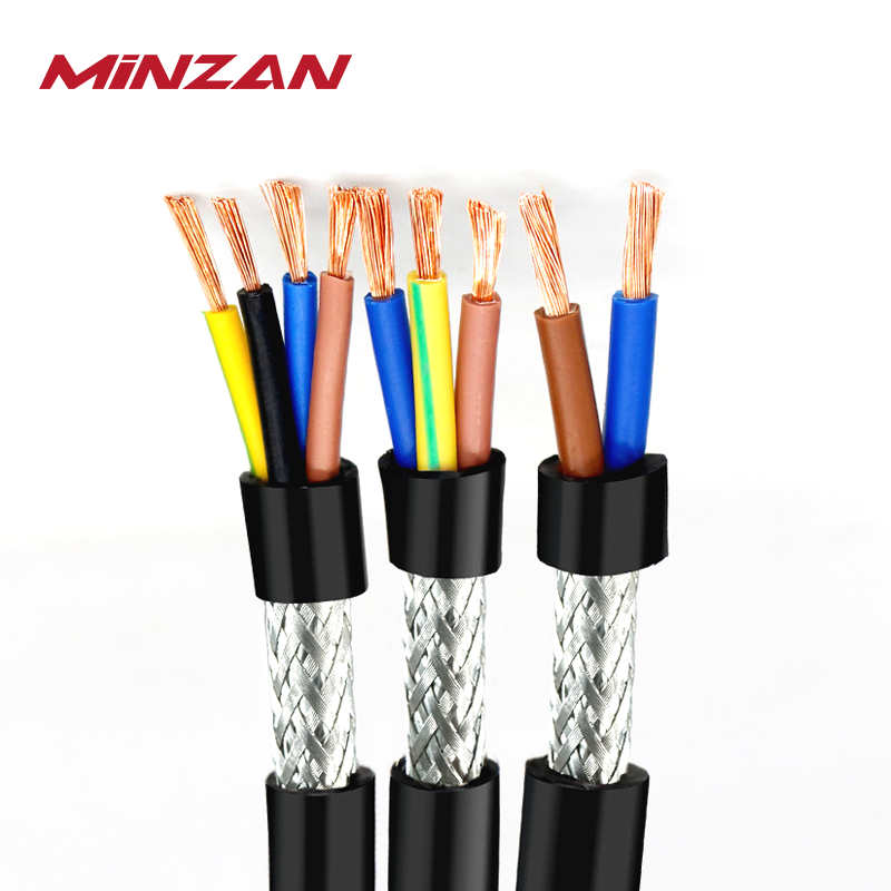 300V RVVP 10C 8C 7C 6C Multi Core Shielded Cable Pvc Insulated Electrical Wire Factory OEM