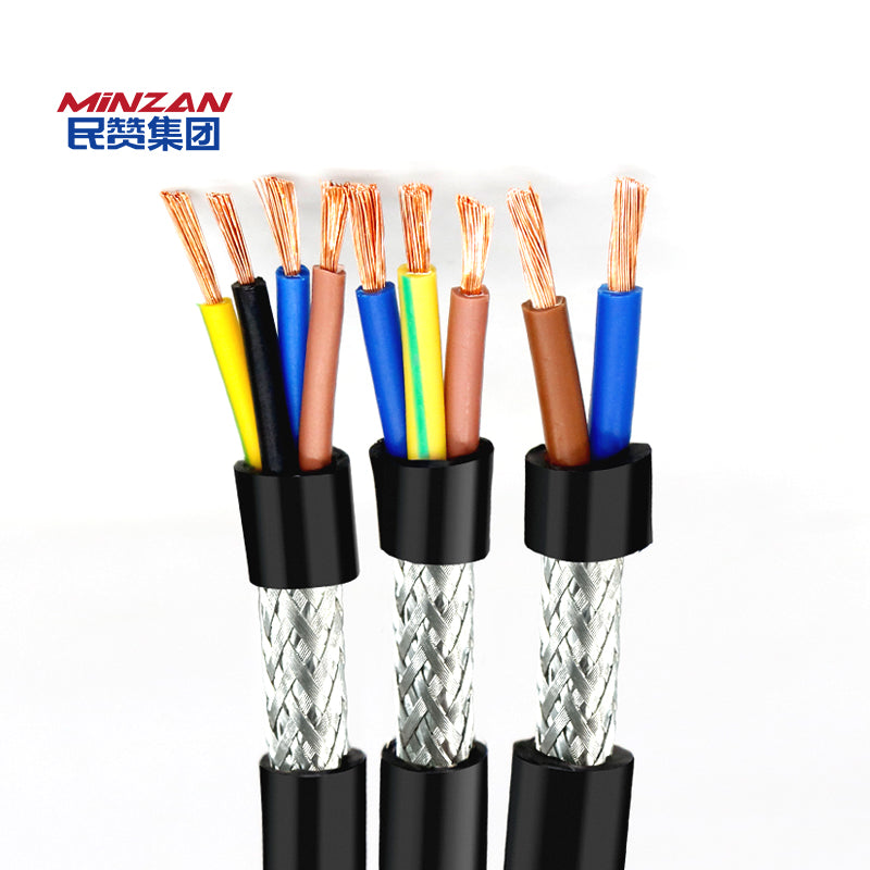2 3 Core 0.2 0.3 0.5mm 0.75 1 1.5 2.5 4 Mm2 Shielded Twisted Pair RS485 300V RVVP Copper PVC Flexible Shielded Wire Signal Cable