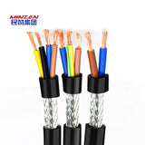 2 3 Core 0.2 0.3 0.5mm 0.75 1 1.5 2.5 4 Mm2 Shielded Twisted Pair RS485 300V RVVP Copper PVC Flexible Shielded Wire Signal Cable