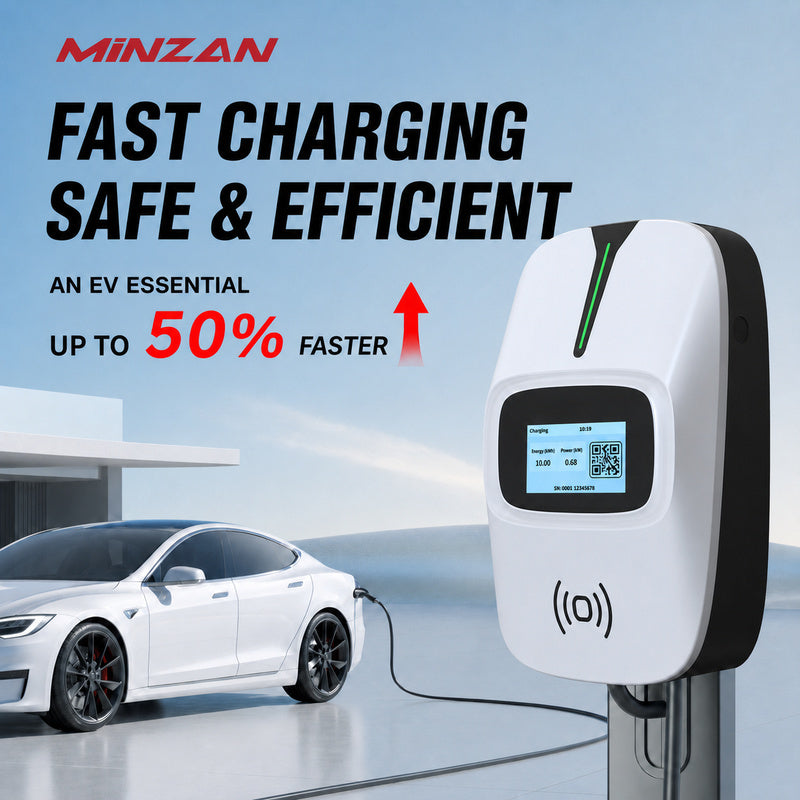 Type 2 Home EV Charger 7kW – EU Standard Fast Charging Station with Universal Charging Gun for All Electric Vehicles