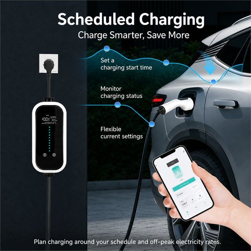 Type 2 EV Charger 16A 7kW – EU Standard Home Charging Station for Electric Vehicles