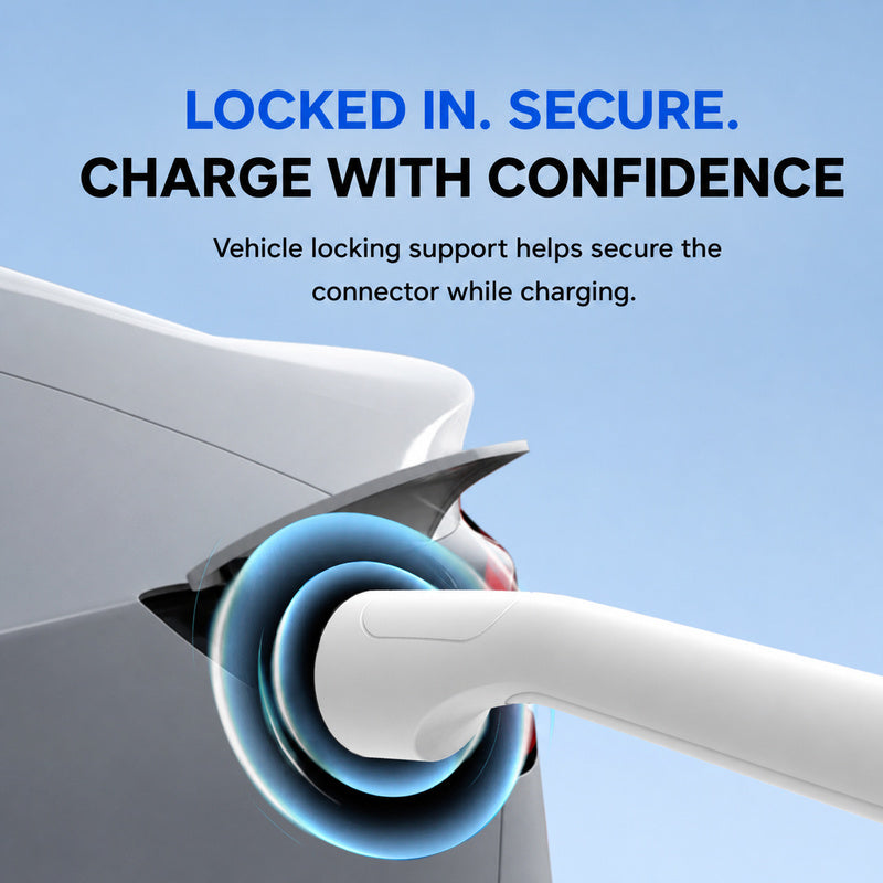 Type 2 Home EV Charger 7kW – EU Standard Fast Charging Station with Universal Charging Gun for All Electric Vehicles