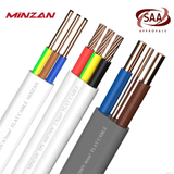0.75mm 1mm 1.5mm 2.5mm 4mm 6mm Copper Conductor Electrical 3core 4 Core Flat Flexible Cable and Wire