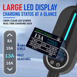 UK Standard 13A Portable EV Charger – British Plug Charging Gun for Electric Vehicles, Home Mobile Connector