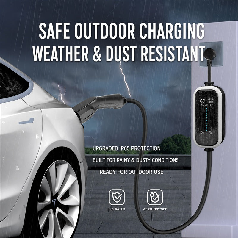 Tesla Mobile Connector 6-20P – US Standard Portable EV Charger for Tesla Models, Home Charging Cable