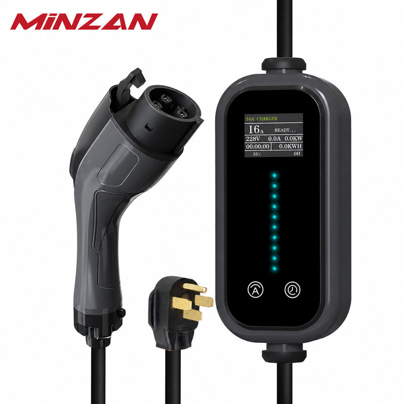 Custom J1772 EV Charger 16A/48A – US Standard Home Charging Gun with OEM LOGO Customization & Wholesale for Global Export