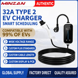 EU Standard Type 2 EV Charger 16A 7kW – Home Electric Vehicle Charging Station with Type 2 Cable