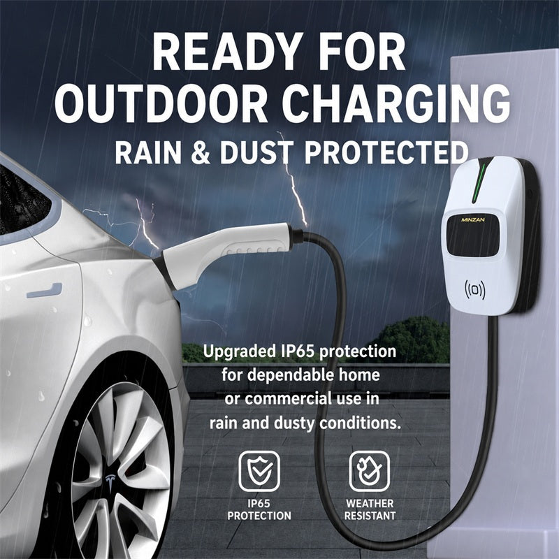 Custom Type 2 EV Charger 7kW – EU Standard Home Charging Station with OEM LOGO Customization for All Electric Vehicles