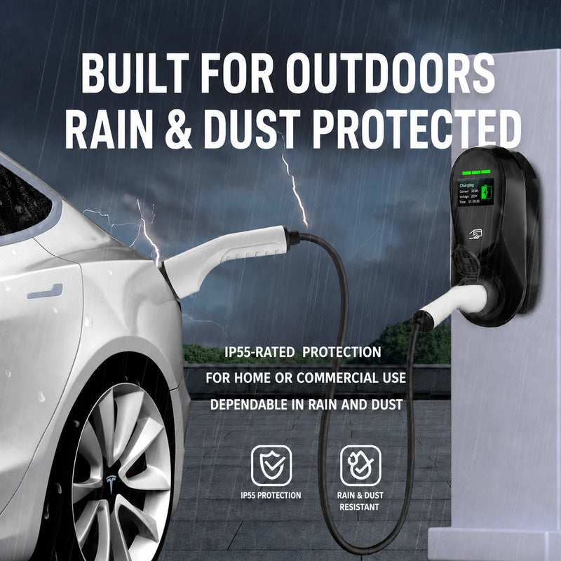 Custom Type 2 EV Charger 7kW/22kW – EU Standard Wireless Home Charging Station with 3-Phase AC & OEM Customization