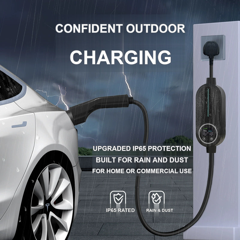Type 2 EV Charger 16A 7kW – Singapore Standard Home Charging Station for Electric Vehicle