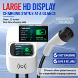Custom Type 2 EV Charger 7kW – EU Standard Home Charging Station with OEM LOGO Customization for All Electric Vehicles
