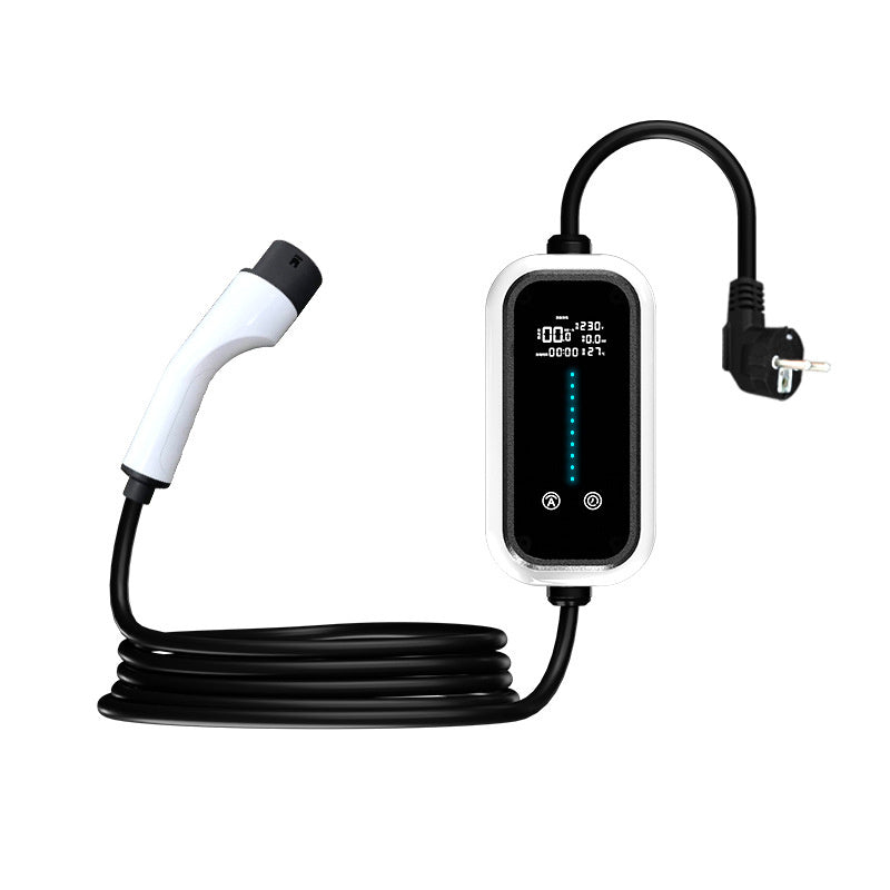 EU Standard Type 2 EV Charger 16A 7kW – Home Electric Vehicle Charging Station with Type 2 Cable