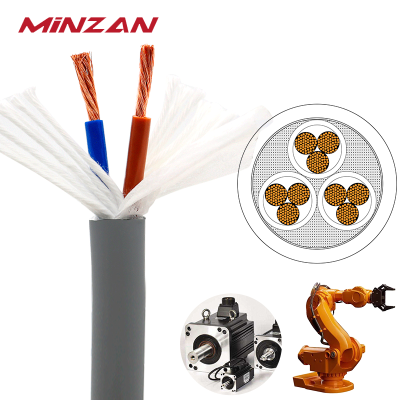 TRVV Stranded 2 3 4 Core 2*0.3mm 2*0.5mm Copper Core Wire PVC Insulate TRVV High Flexible Cable